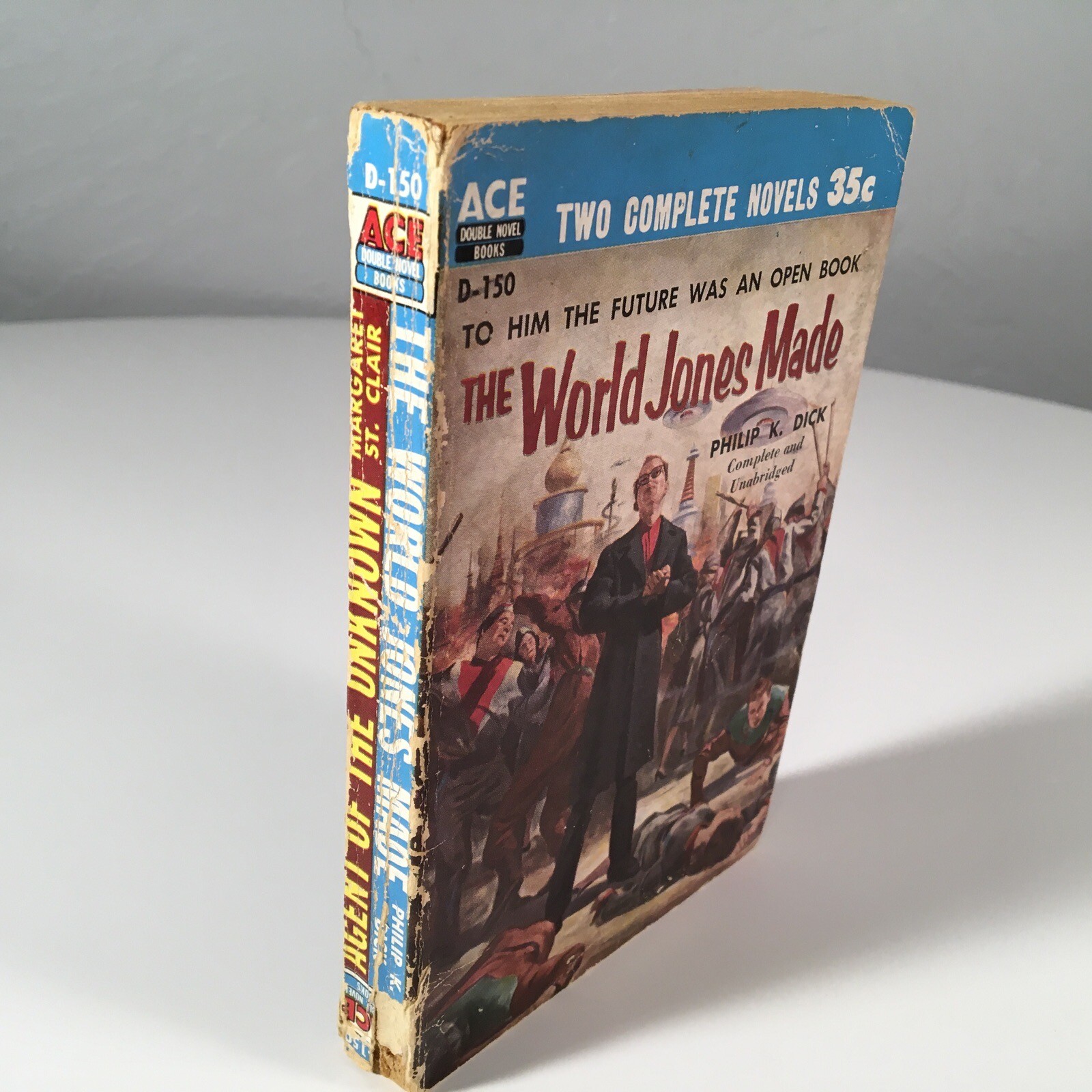 Philip K Dick The World Jones Made / St Claire The Agent of the Unknown PB 1956