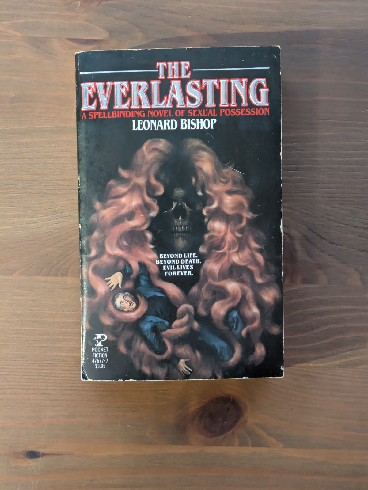 THE EVERLASTING Leonard Bishop 1984 Pocket Books paperback 1st Horror Vintage
