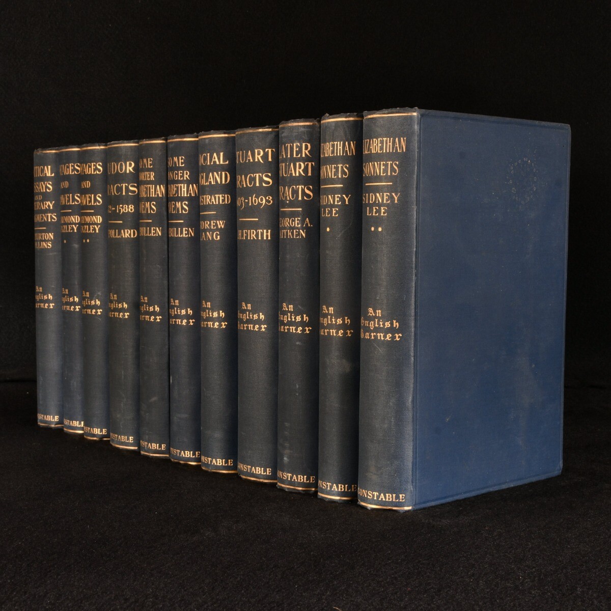 1903-1904 11vols An English Garner Constable Edition