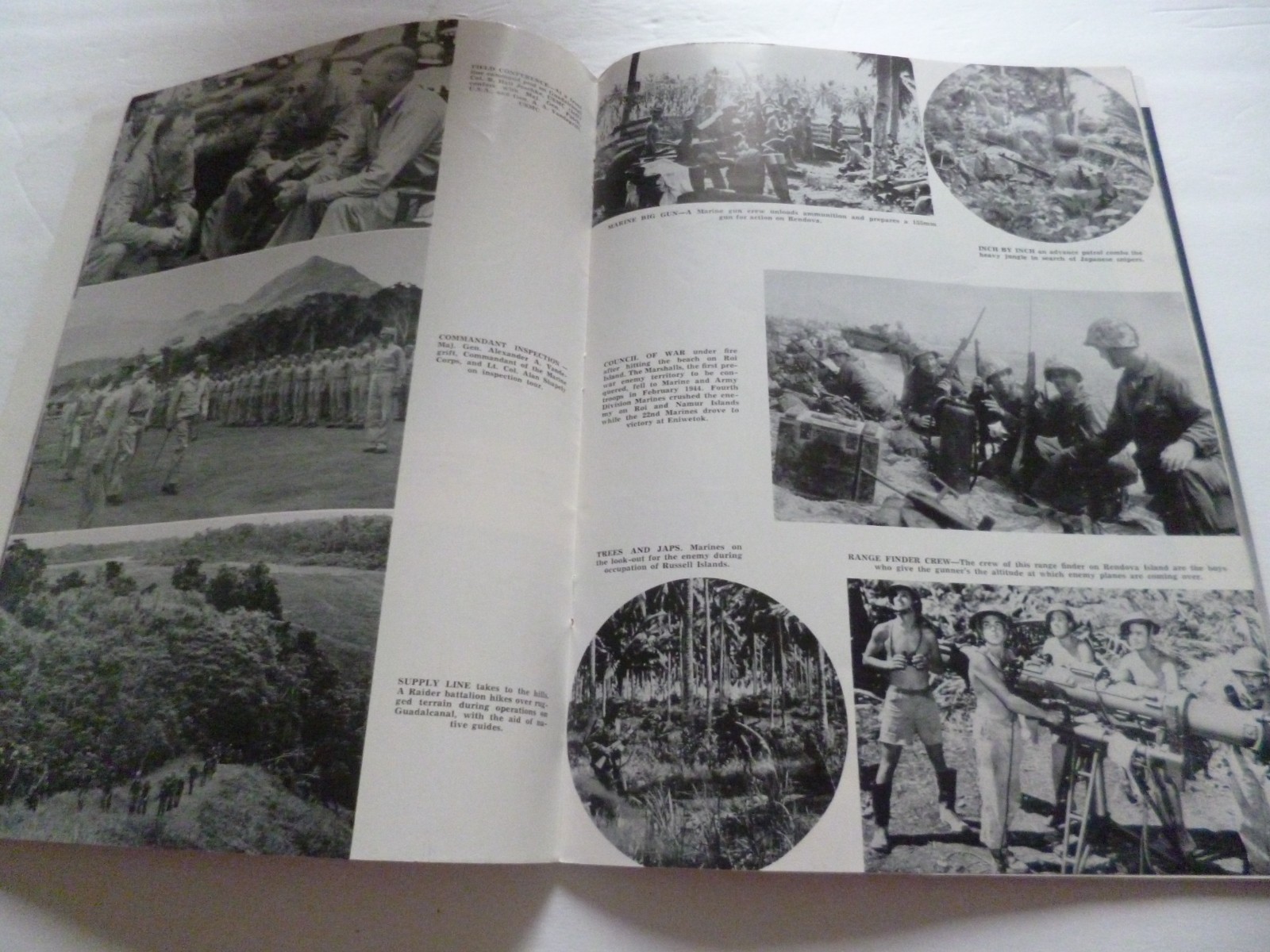 1952 U.S, Marines A Pictorial History of the Marines Magazine by Crane