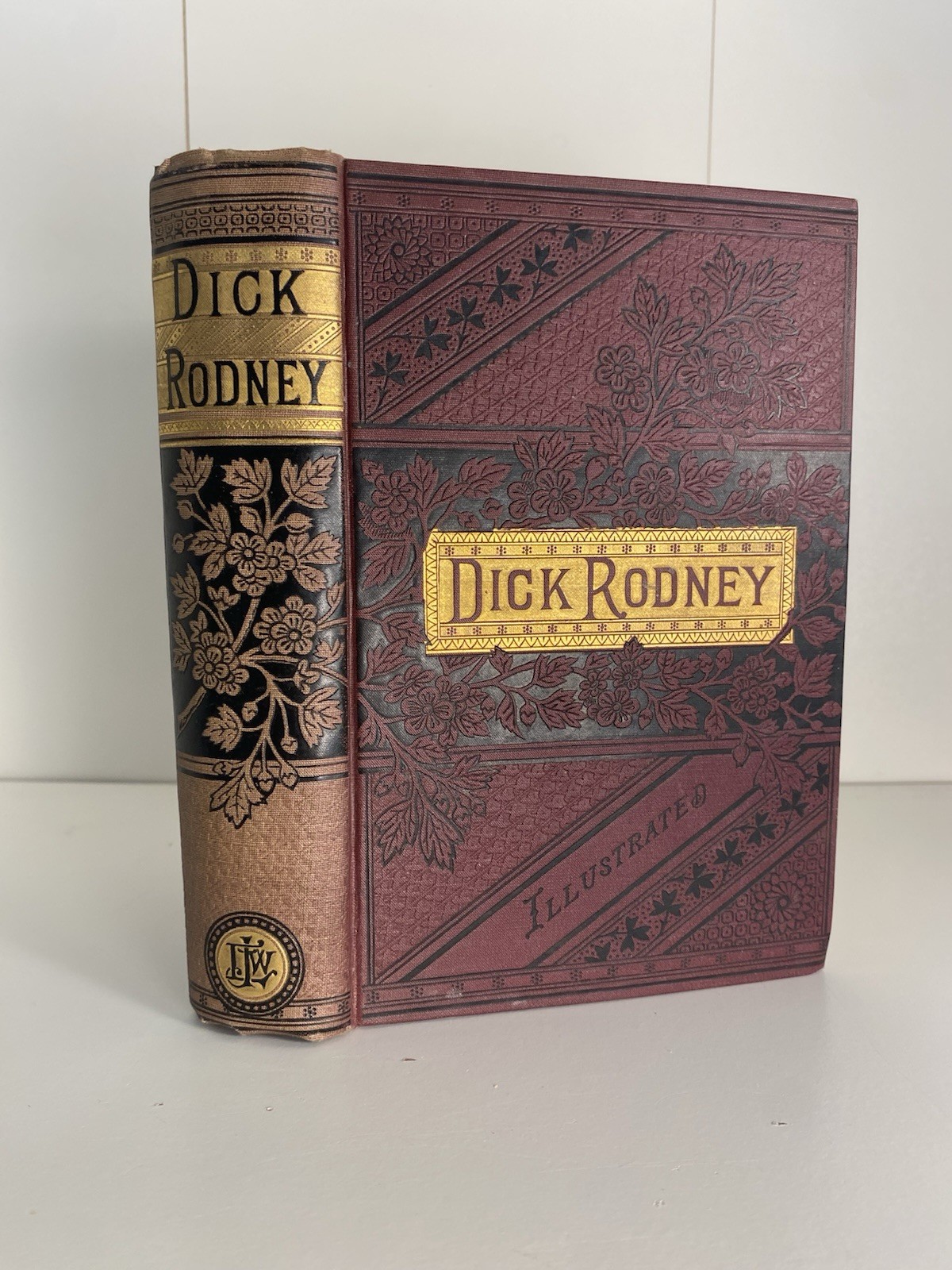 1881 Dick Rodney by James Grant Antique Victorian Gilt Binding