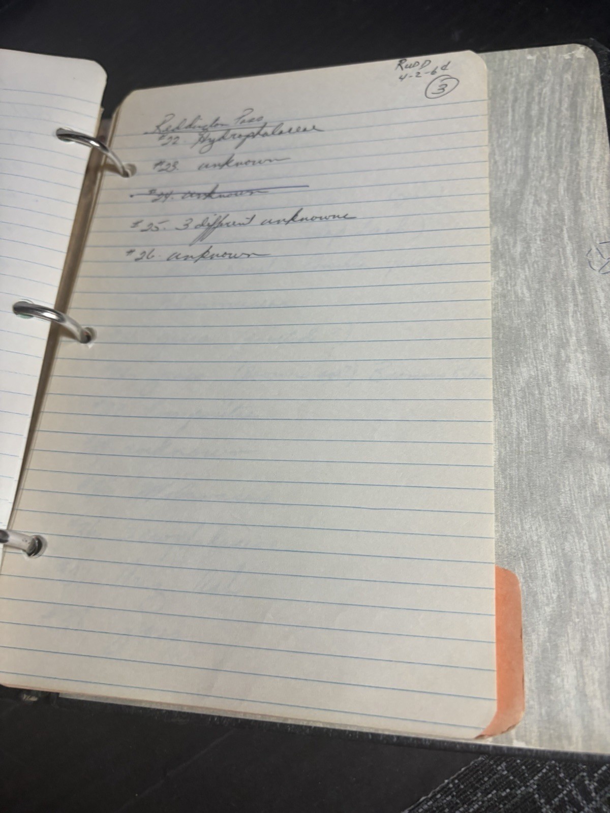 1963 Wildlife Management Field Notes Binder Zoo 260 Arizona Manuscript
