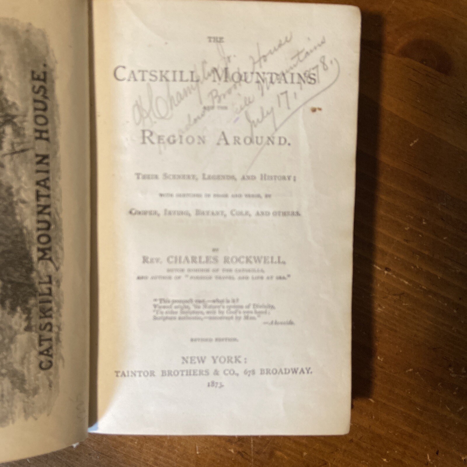 1873 Catskill Mountains; New York