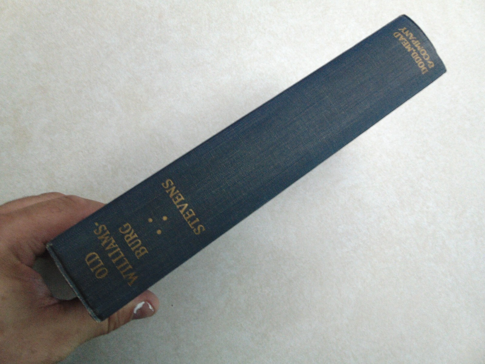 Old Williamsburg William Oliver Stevens 1938 1912 HC Book OC5