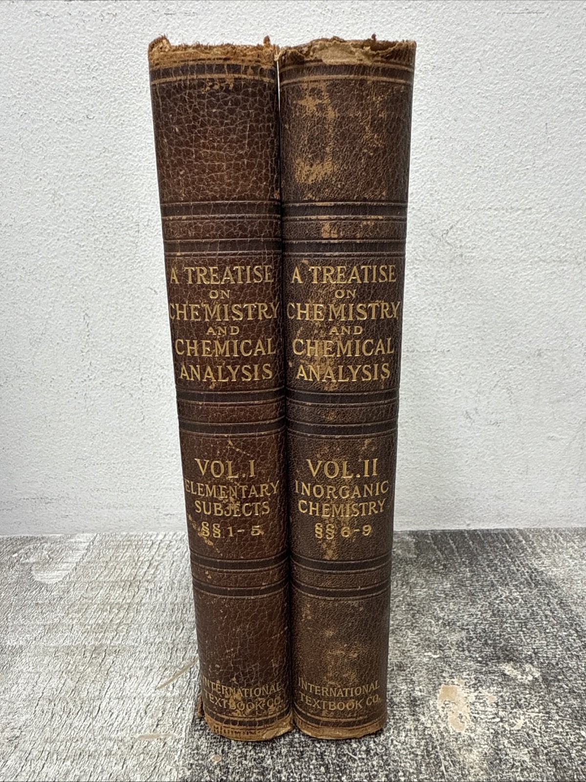 A Treatise on Chemistry & Chemical Analysis Vol 1 & 2 1st Ed Scranton 1900