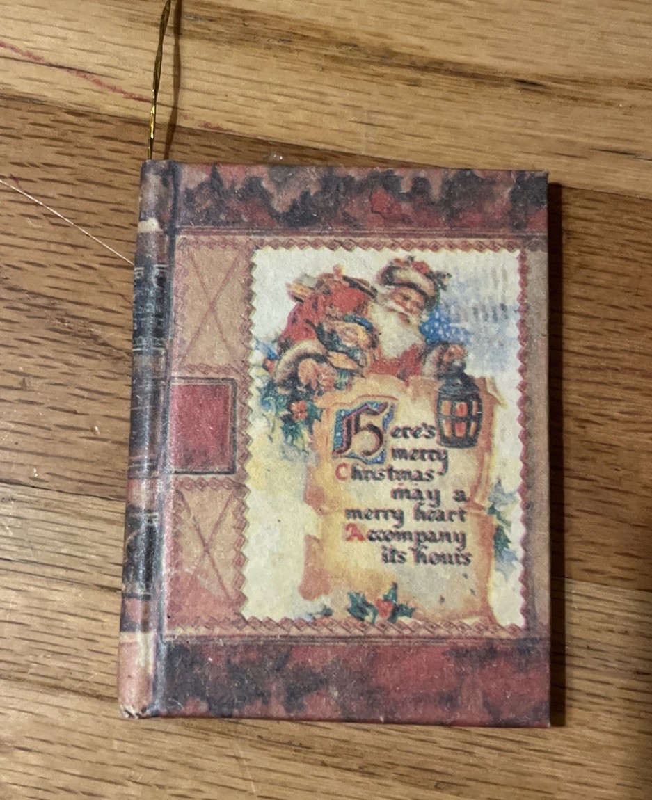 A Christmas Carol By Charles Dickens Vintage Miniature Book HC Classic 3.25″ T