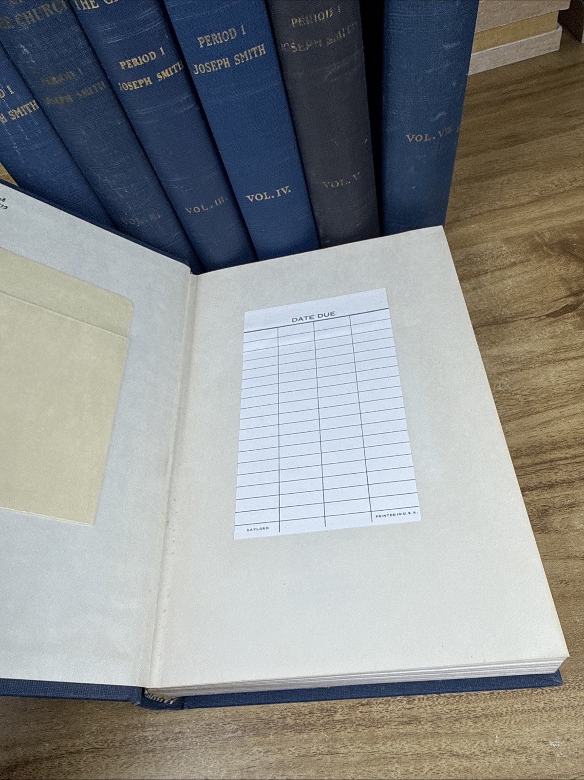 Lot Of 5 HISTORY OF THE CHURCH Jesus Christ Of Latter-Day Saints Index Vintage