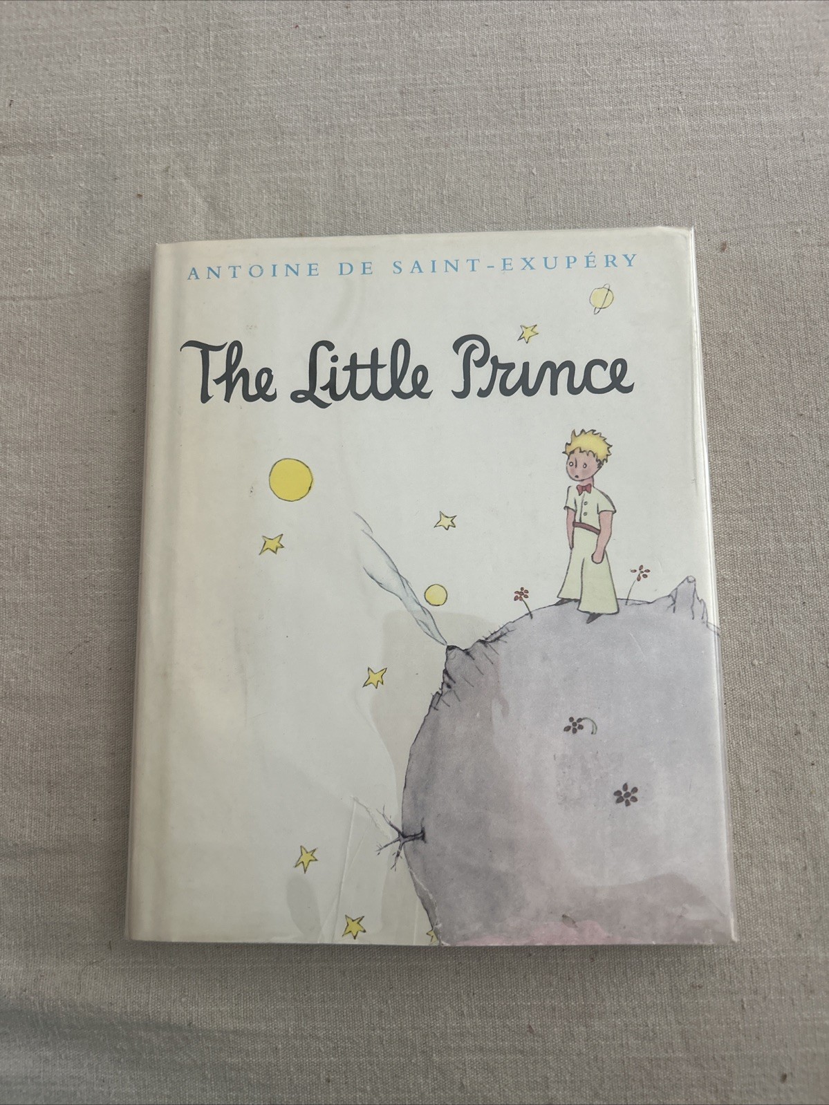 THE LITTLE PRINCE by Antoine De Saint-Exupery 1982 HC/DJ HBJ Vintage Book VTG