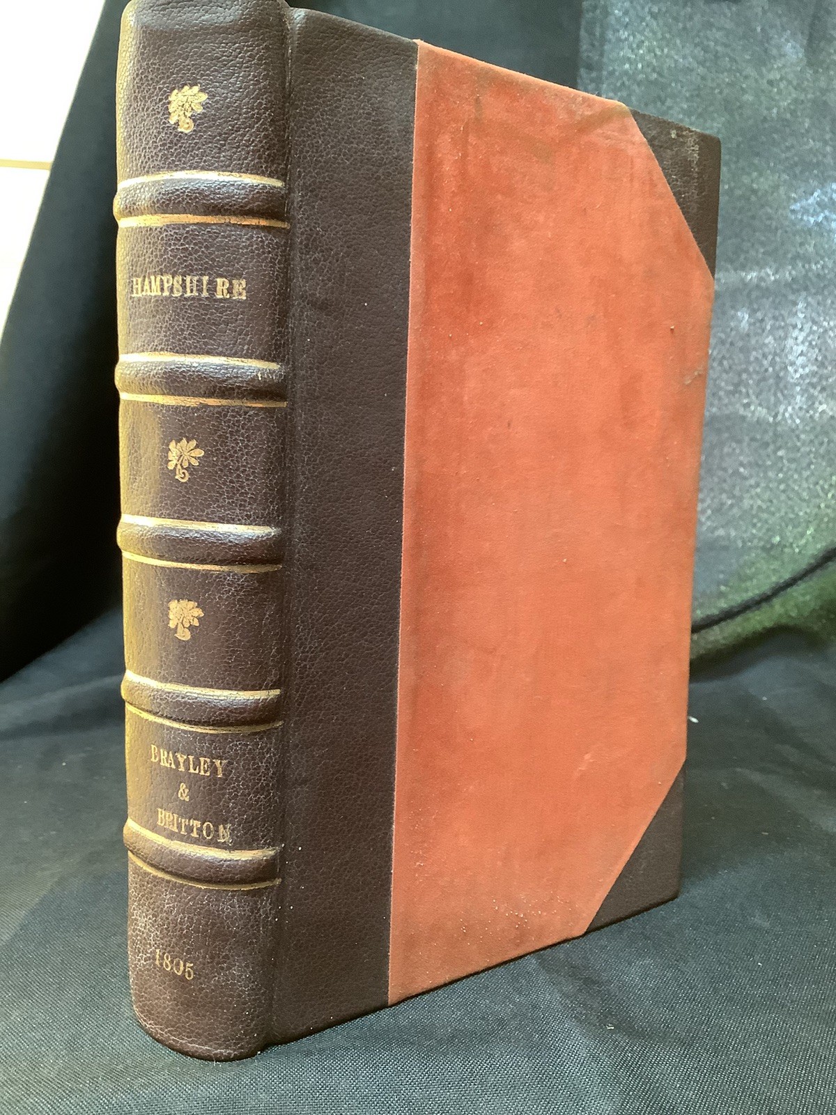1805 With Map Brayley & Britton Topographical & Historical Desc. Of Hampshire