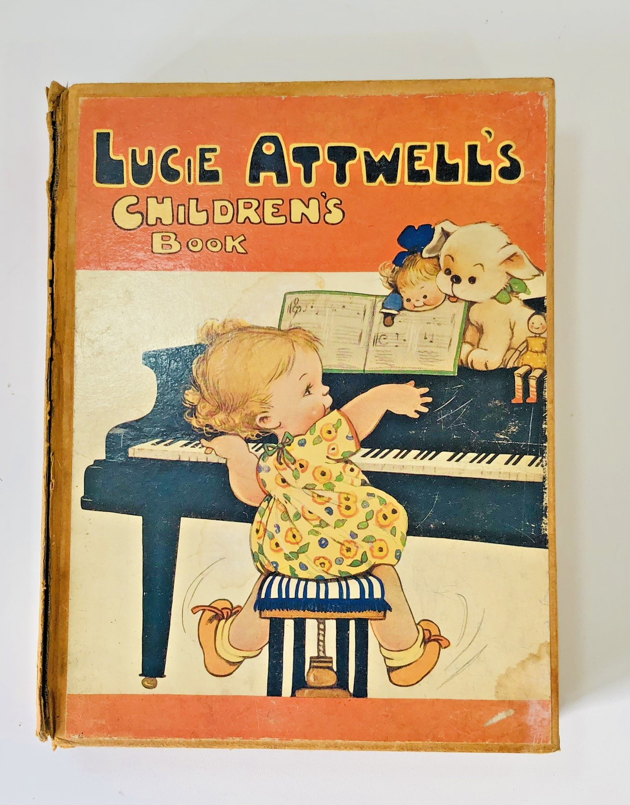 Lucie Attwell’s Vintage Hardback 1930’s Children’s Book by S.W. Partridge