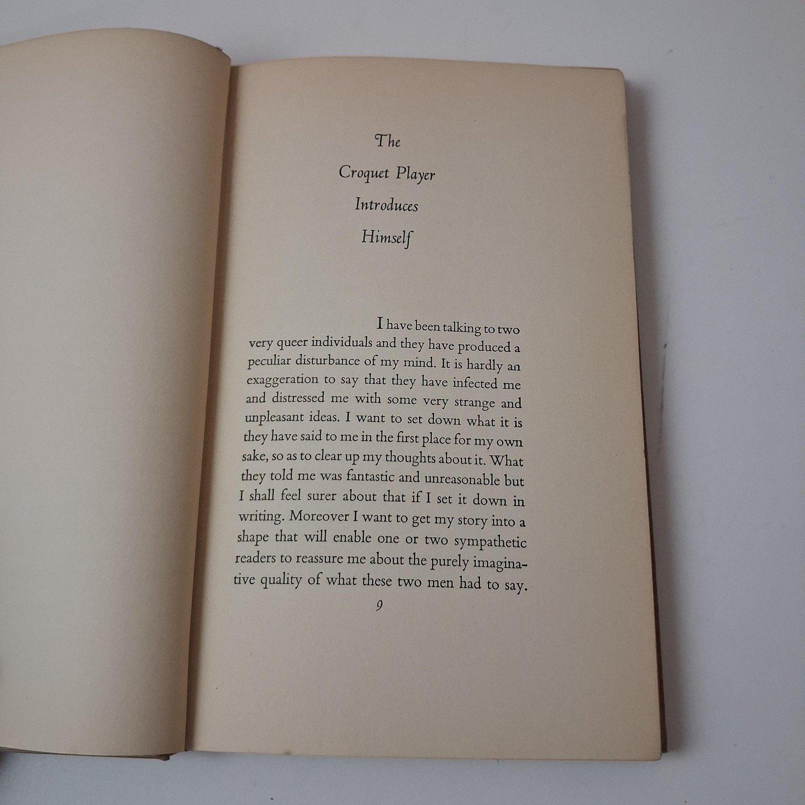 Vintage 1937 The Croquet Player H.G. Wells First American Edition HC Book