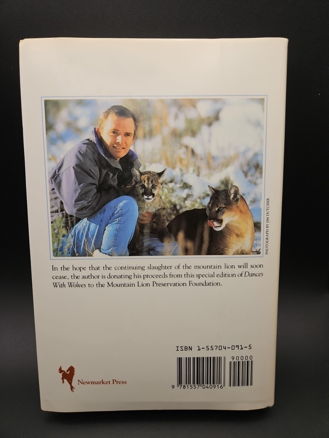 Dances with wolves by Michael Blake 1st/1st 1991 HC/DJ Vtg