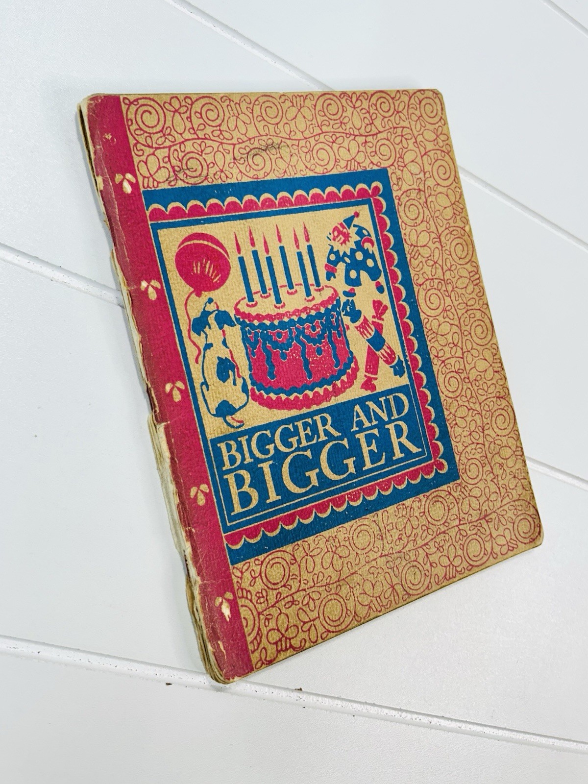 VTG Early Reader -Bigger And Bigger Twins Book Inez Hogan Softcover 1942
