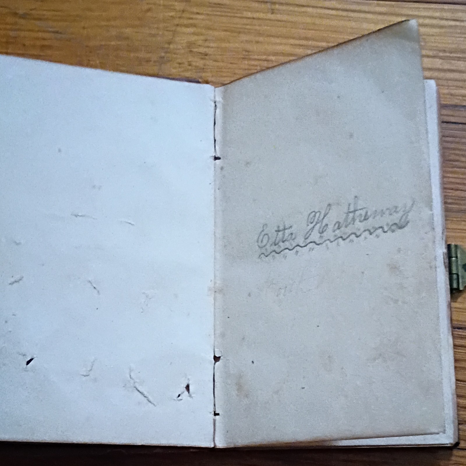 Antique 1863 Civil War Pocket New Testament Bible with Brass Clasp