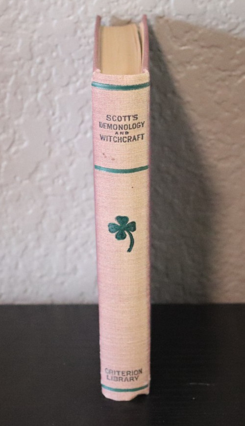 1900 Scotts Demonology and Witchcraft A.L. Fowle Criterion VERY RARE