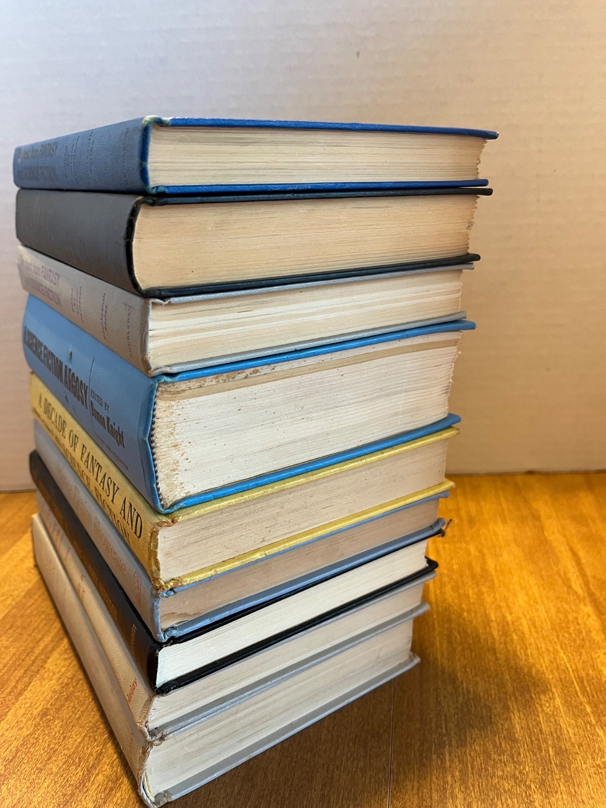 Lot of 9 Science Fiction Books Vintage (See Photos)