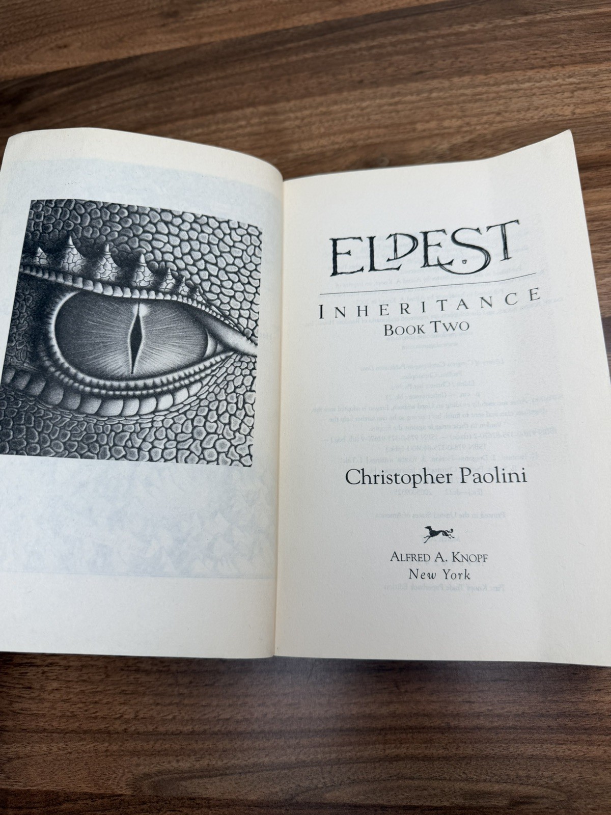 Eragon: The Return (Eldest) – First Edition Paperback (2006), Book 2