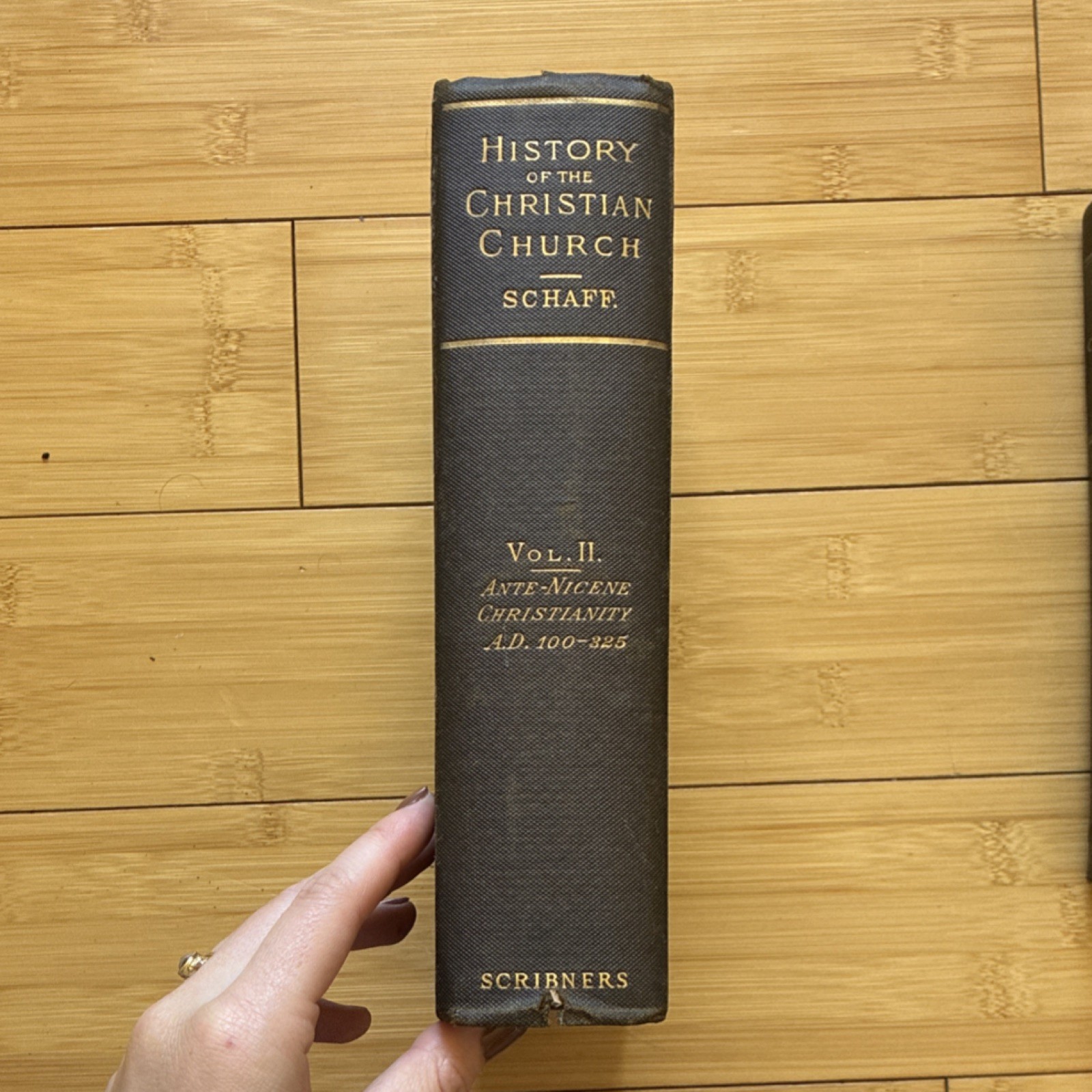 Philip Schaff History of the Christian Church Vol II 5th Ed HC Scribner 1918