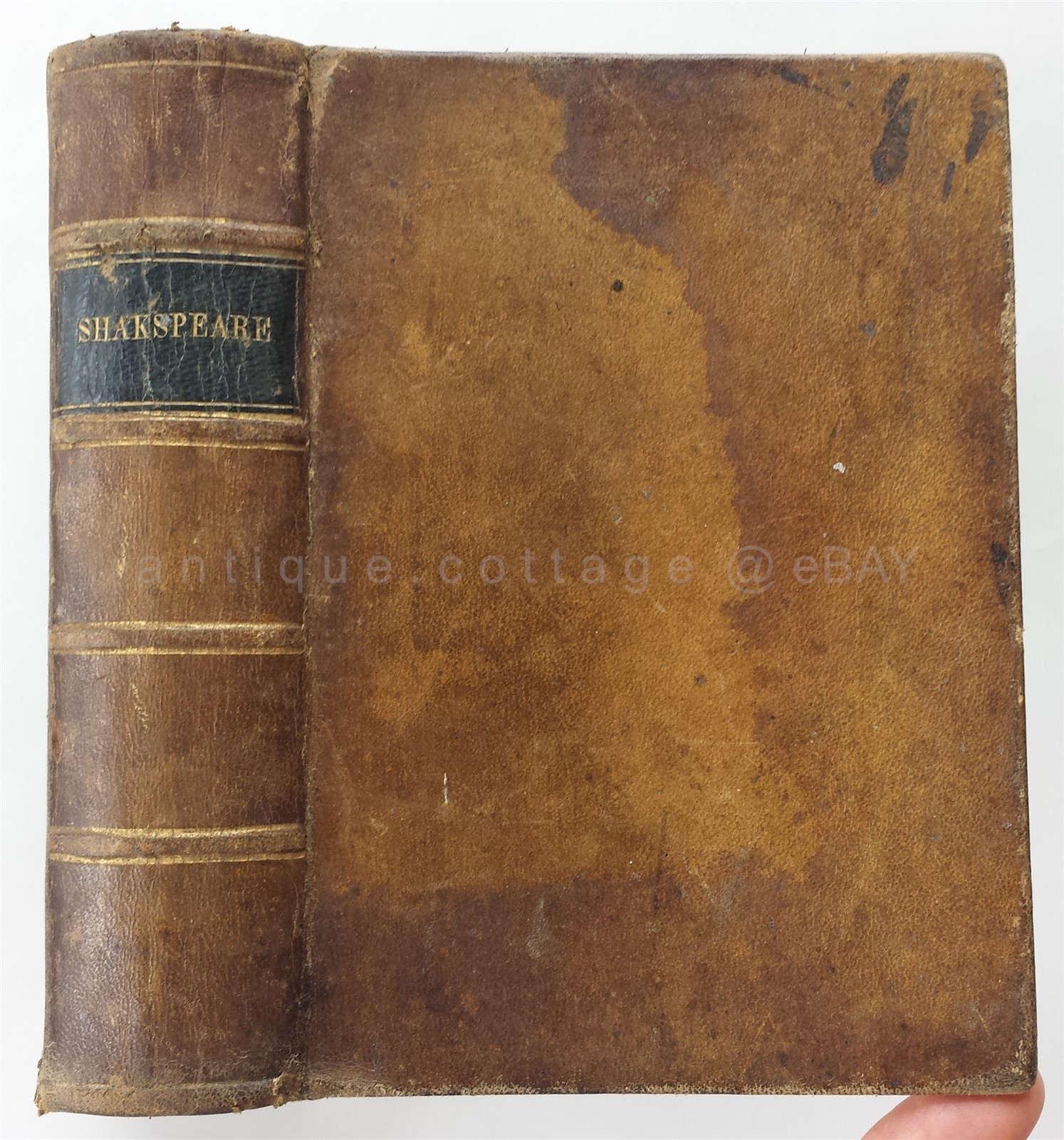 1864 antique Wm SHAKSPEARE DRAMATIC WORK corrected copies TEMPEST VERONA MACBETH