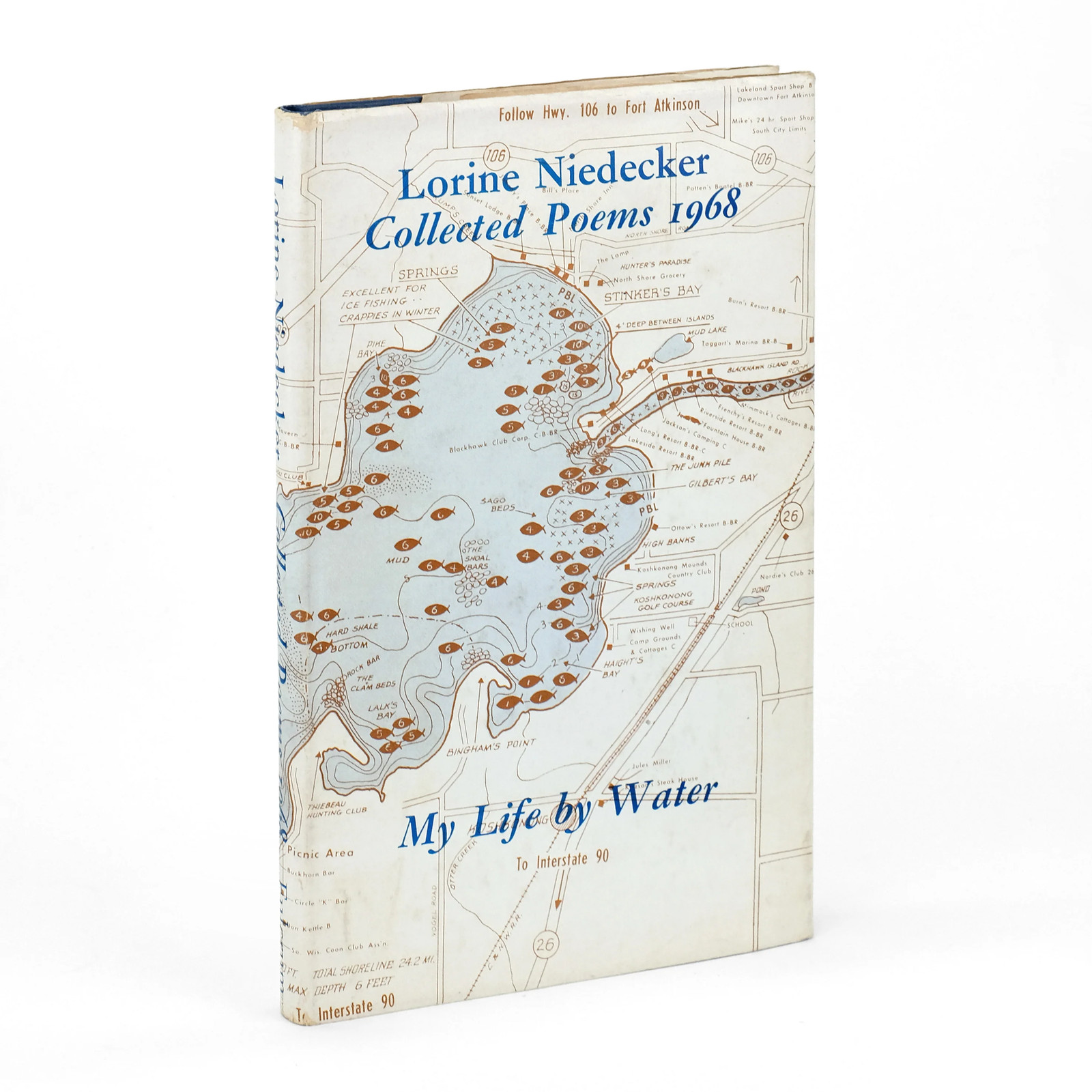 Lorine Niedecker / My Life by Water: Collected Poems, 1936-1968 / HCDJ 1st Ed