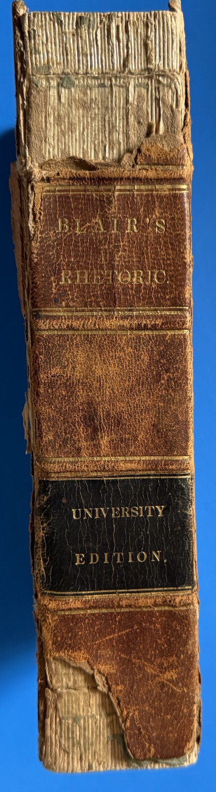 Lectures on Rhetoric And Belles Lettres by Hugh Blair University Edition 1835
