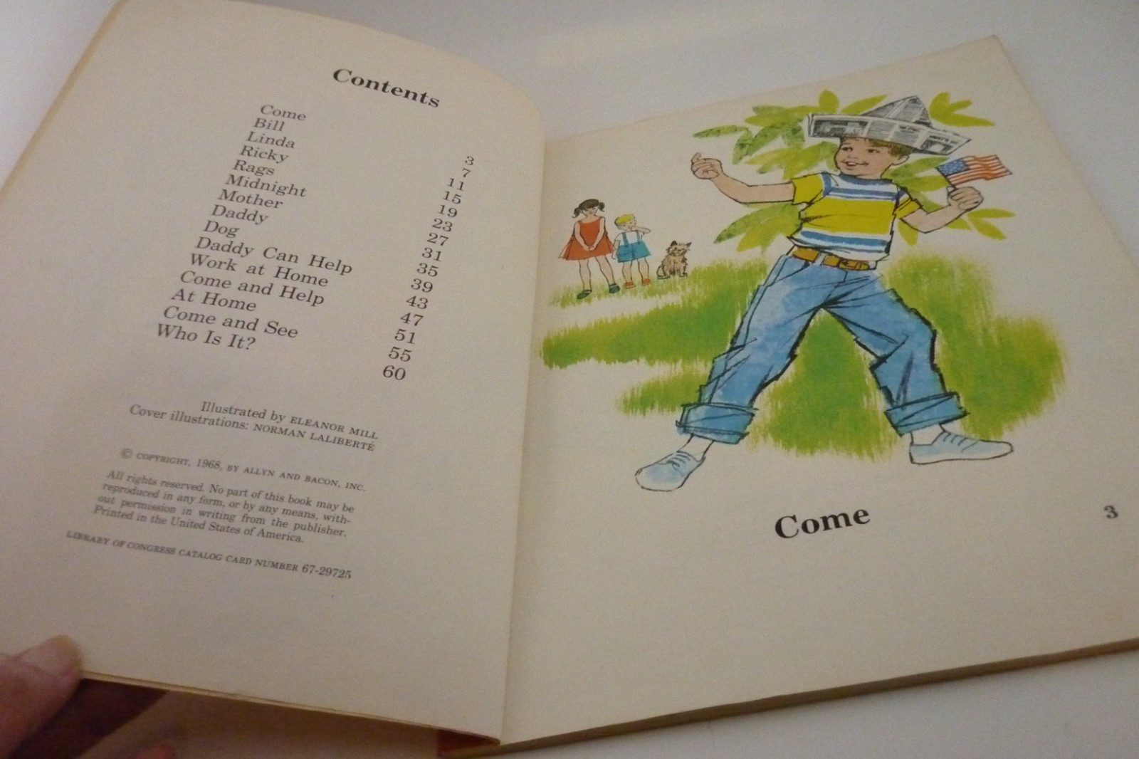 Sheldon Basic Reading Series At Home 1968 Allyn Bacon School Reader