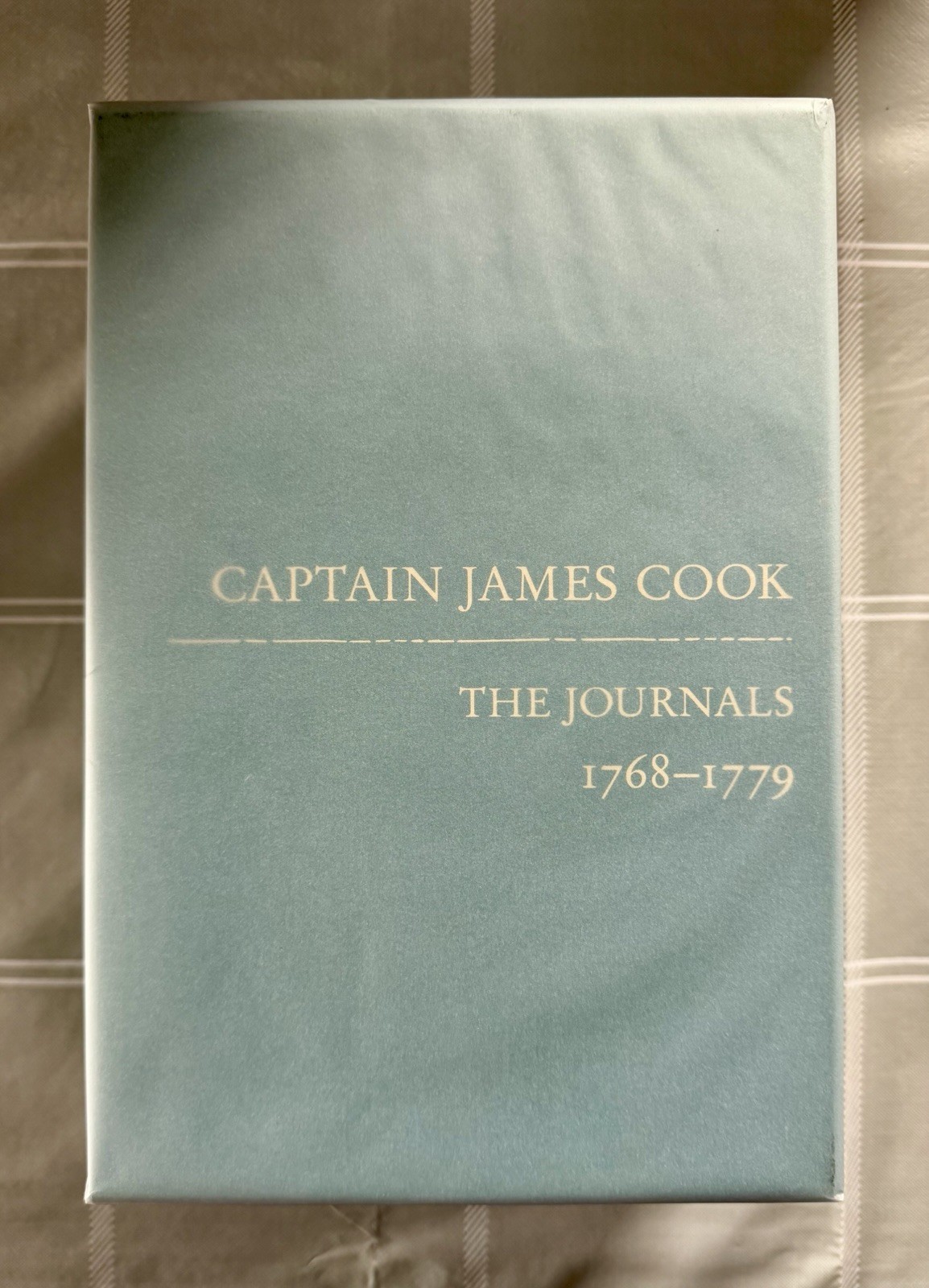 Folio Society. Captain Cook’s The Journals. 1768-1779. 3 Volumes. HB. Slipcase.
