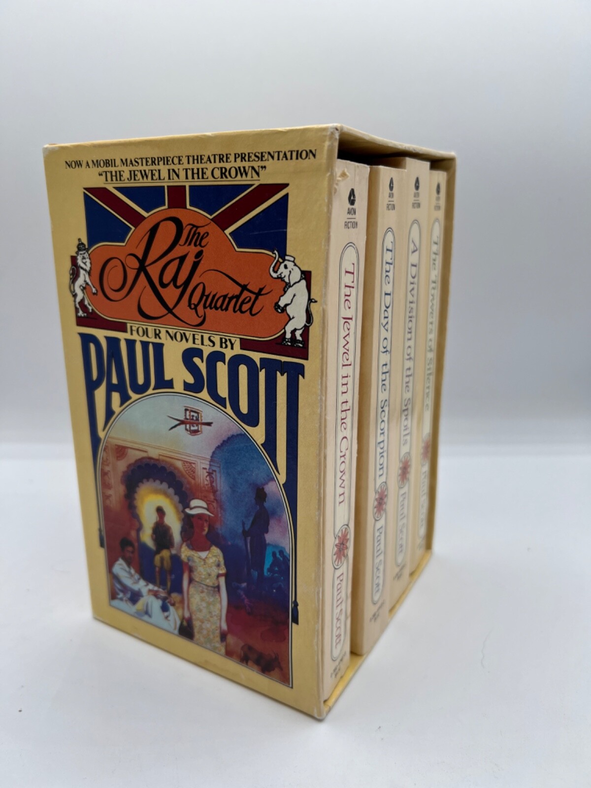 The Raj Quartet by Paul Scott 4 Novels Box Set 1979 First Avon Printing