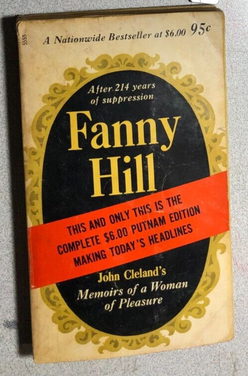 FANNY HILL by John Cleland (1963) Putnam sleaze paperback 1st