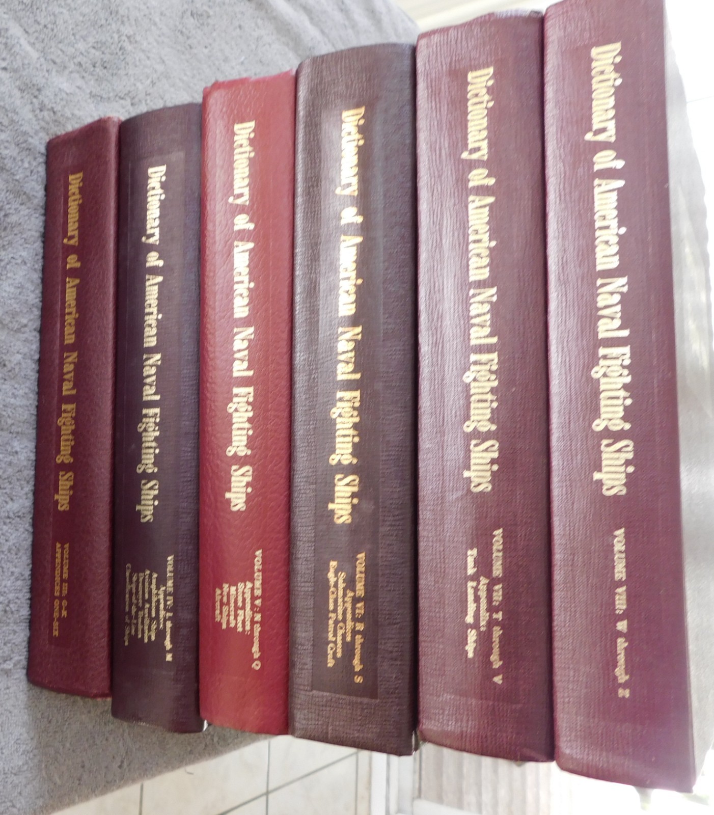 Dictionary of American Naval Fighting Ships – 6 Volume Set 3-8