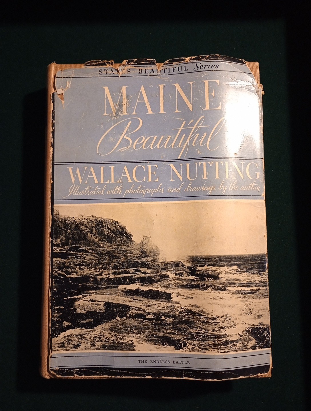 MAINE BEAUTIFUL by Wallace Nutting (1935 Hardcover) Garden City Publishing Co