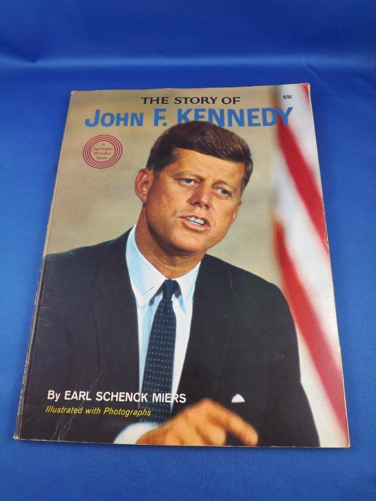 THE STORY OF JOHN F. KENNEDY BOOK ILLUSTRATED PHOTOGRAPHS EARL SCHENCK MIERS