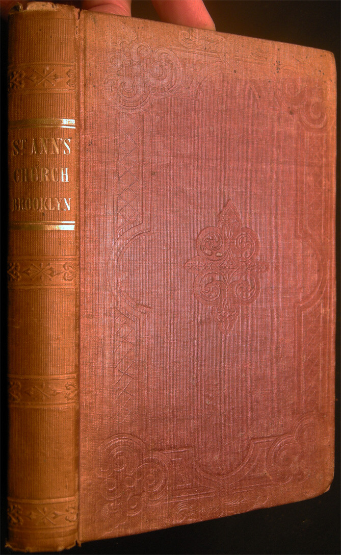 1845 ST ANN’S CHURCH BROOKLYN NEW YORK HISTORY GENEALOGY EPISCOPAL