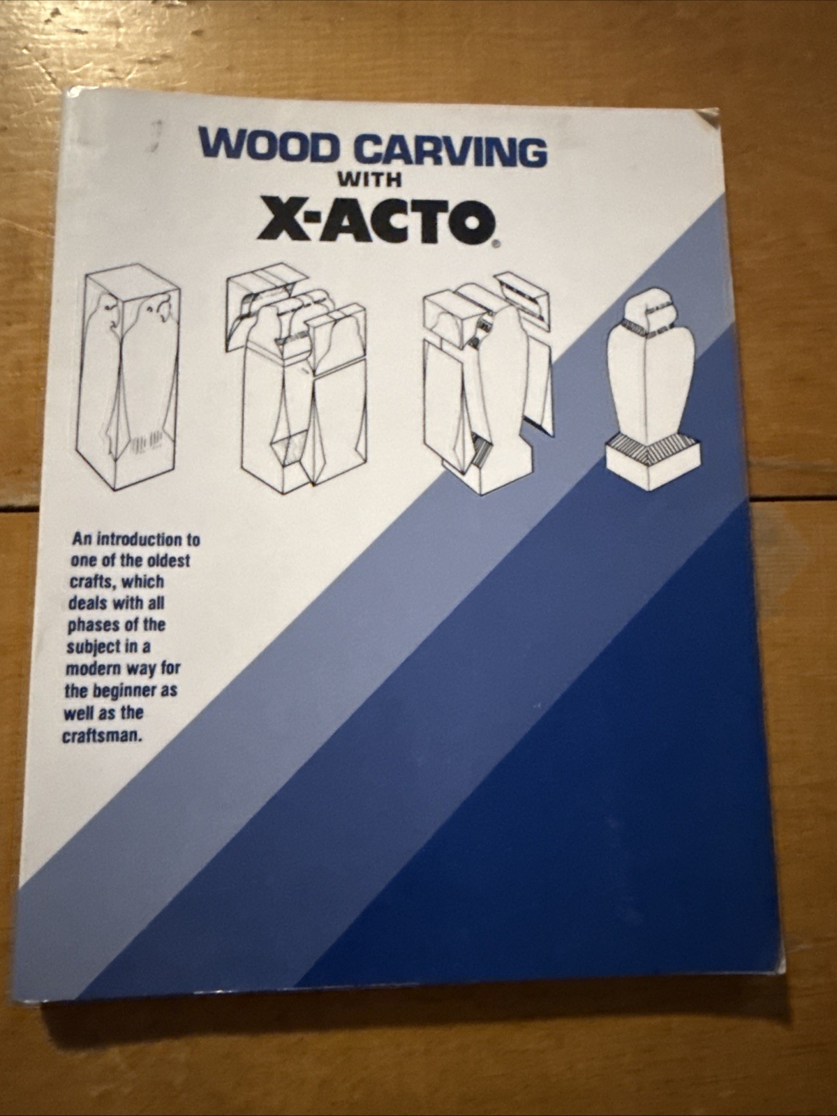 Wood Carving with X-Acto Tools 1979 Wheeler & Hayward Craft Projects