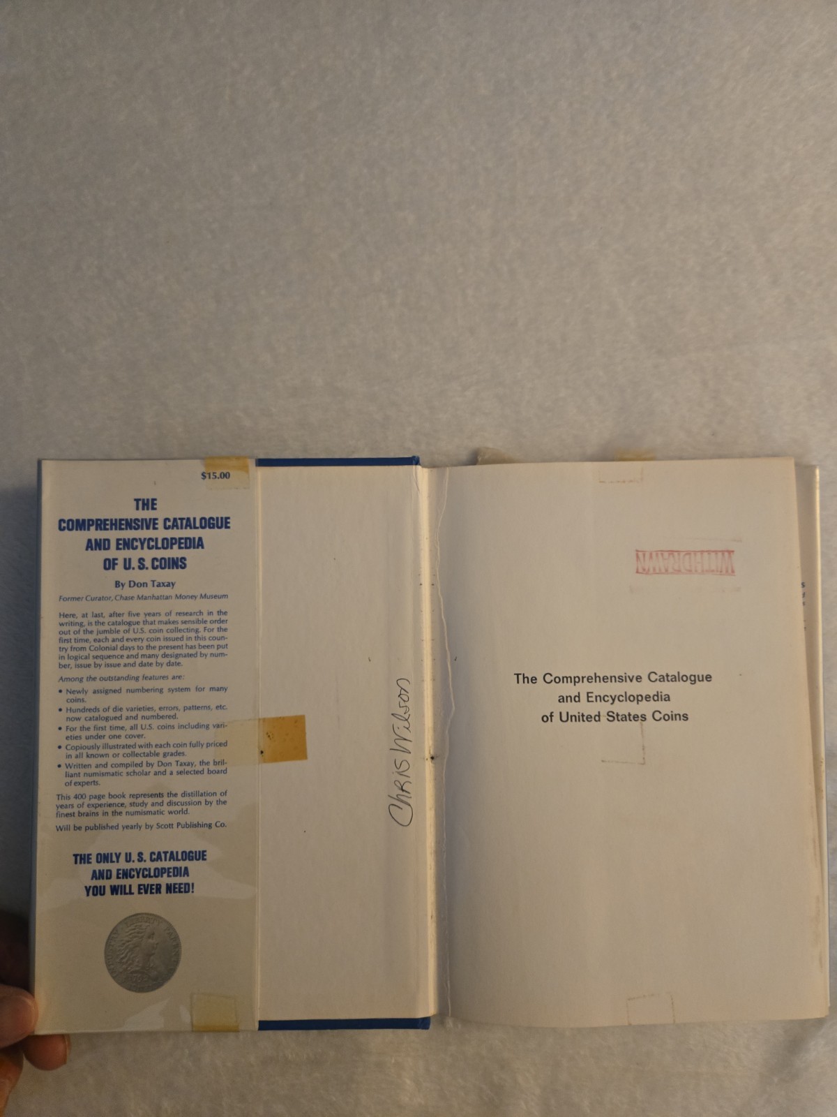 Scott’s Comprehensive Catalogue and Encyclopedia of U.S. Coins 1971