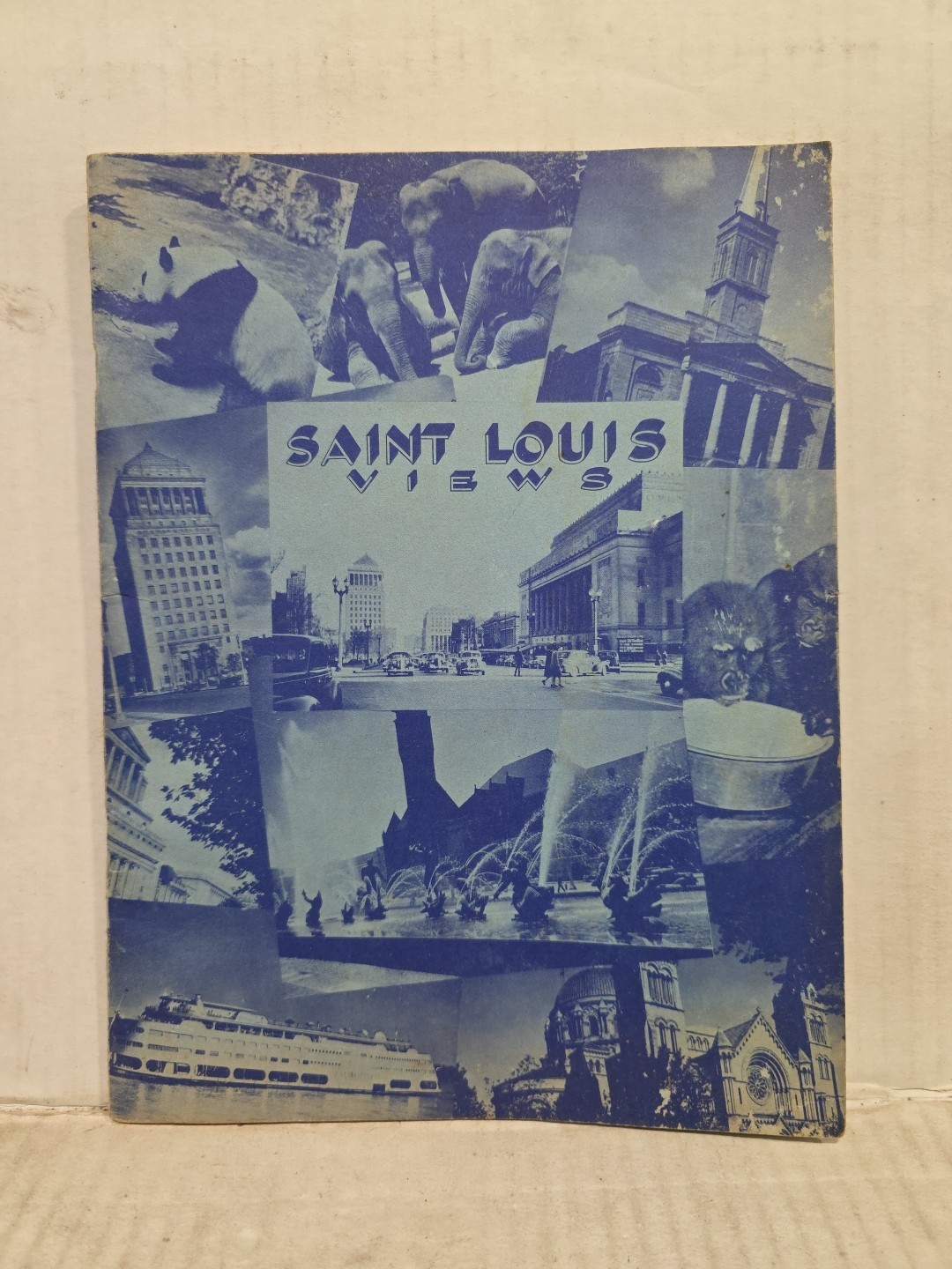 Saint Louis Views,Missouri,Map,Olive Street,American Legion,Steamer „Admiral“