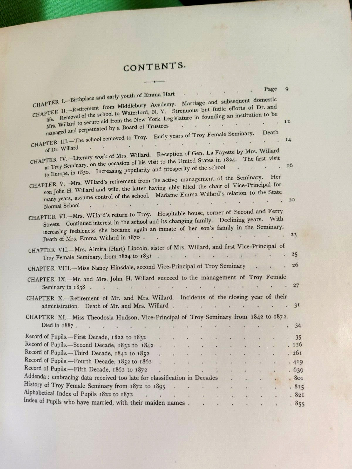 Emma Williard & Her Pupils 1822-1872 TROY NY Ancestory Research Wealth of Info