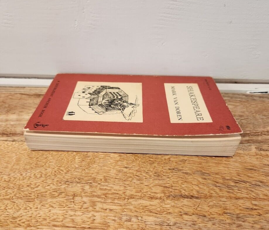 Shakespeare Mark Van Doren Paperback Book Doubleday Anchor – 1953