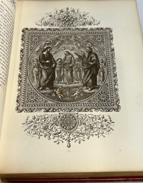 1865 Italian Renaissance Bible Illustrated ART Raphael Titian Angelico London