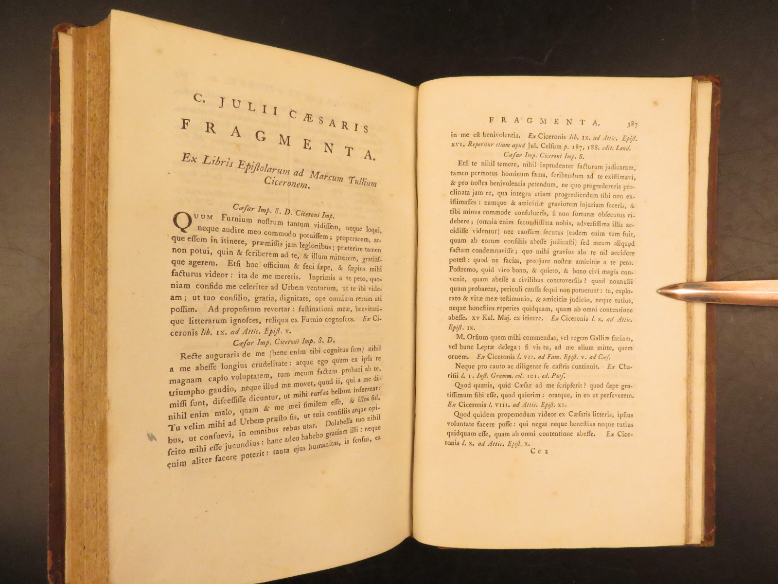 1790 – Julius Caesar War Commentaries | Ancient Rome Maps | 2vol Set