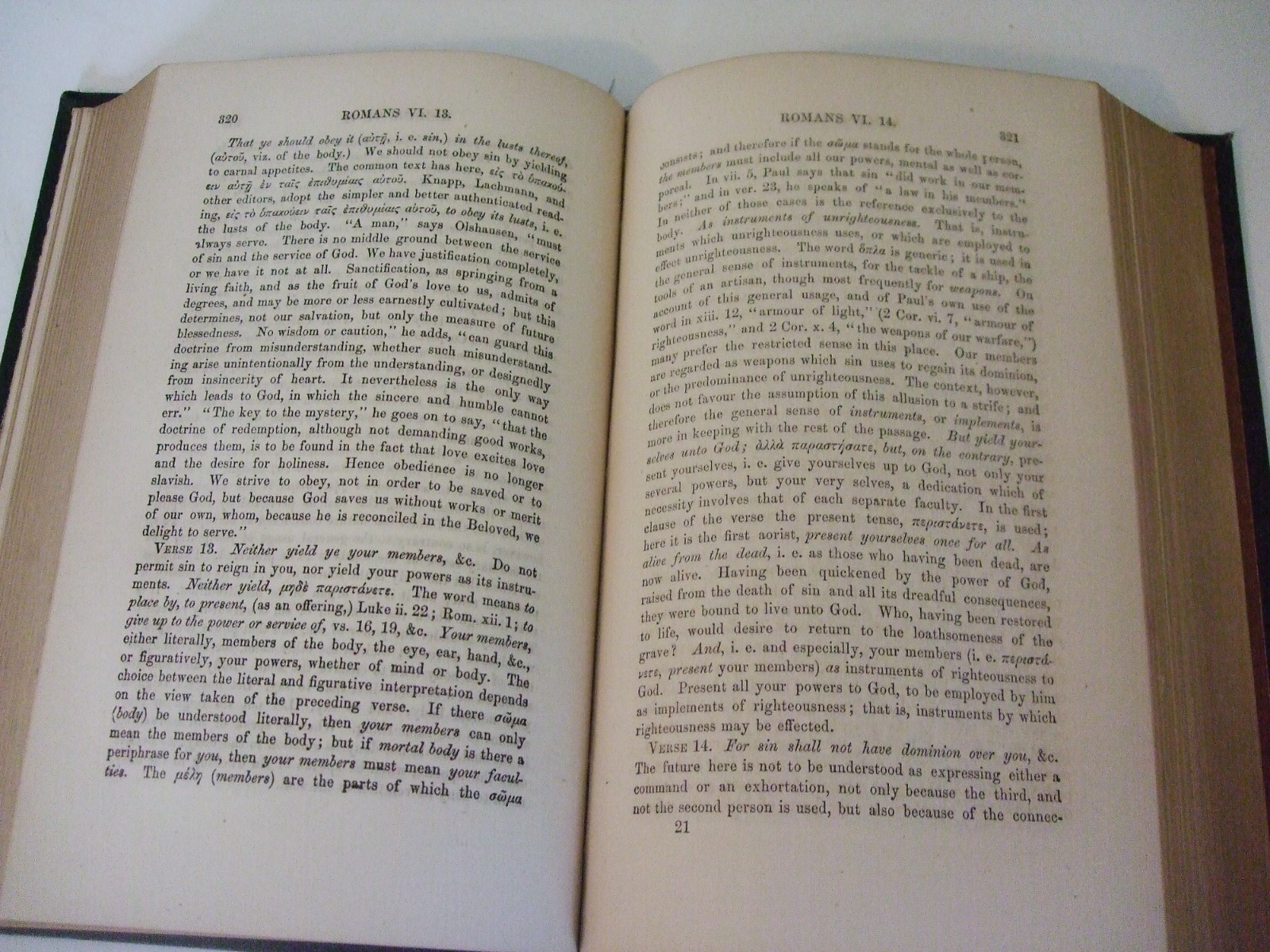 1880 Unabridged Commentary on Epistle to the Romans by Charles Hodge 716 pages!!