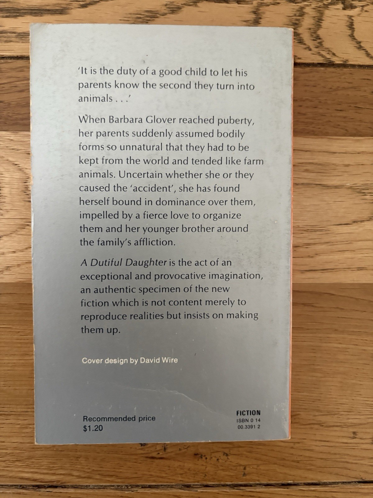 A Dutiful Daughter Thomas Keneally Penguin Australia First Edition 1972