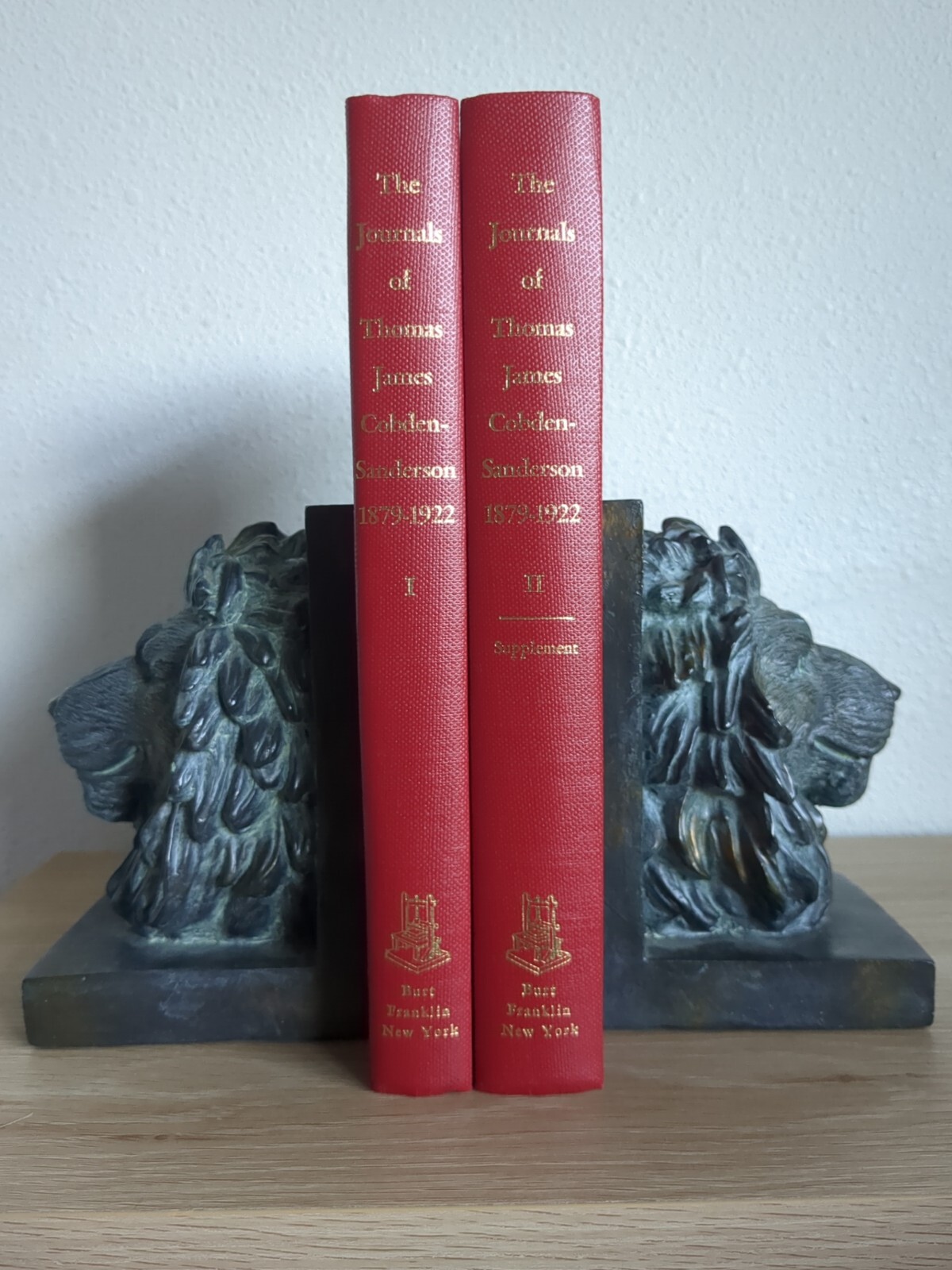 1969 Journals of Thomas James Cobden-Sanderson, 2 Volumes, Book Binder