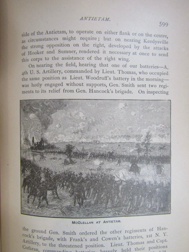 1887 MCCLELLAN’S OWN STORY THE WAR FOR THE UNION Old Civil War 1st Ed. Worn Copy