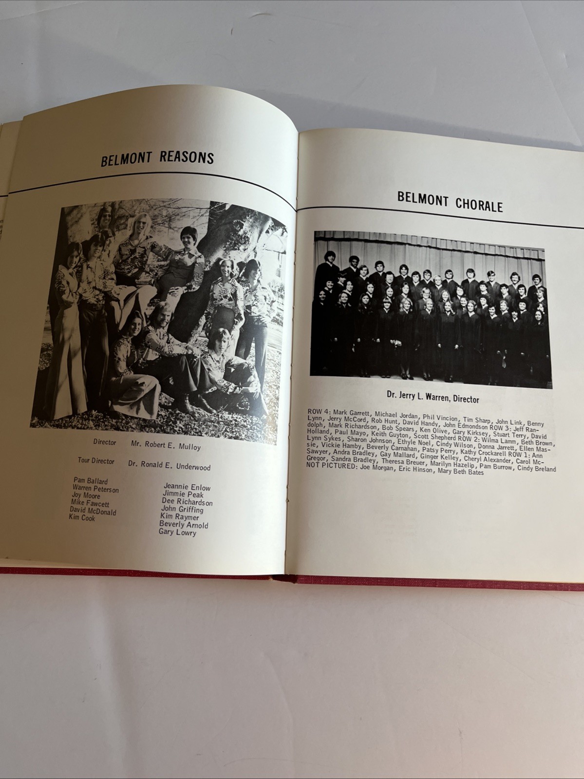 Vintage Belmont College of Nashville, TN Yearbook „1975 Tower“ (Y6)