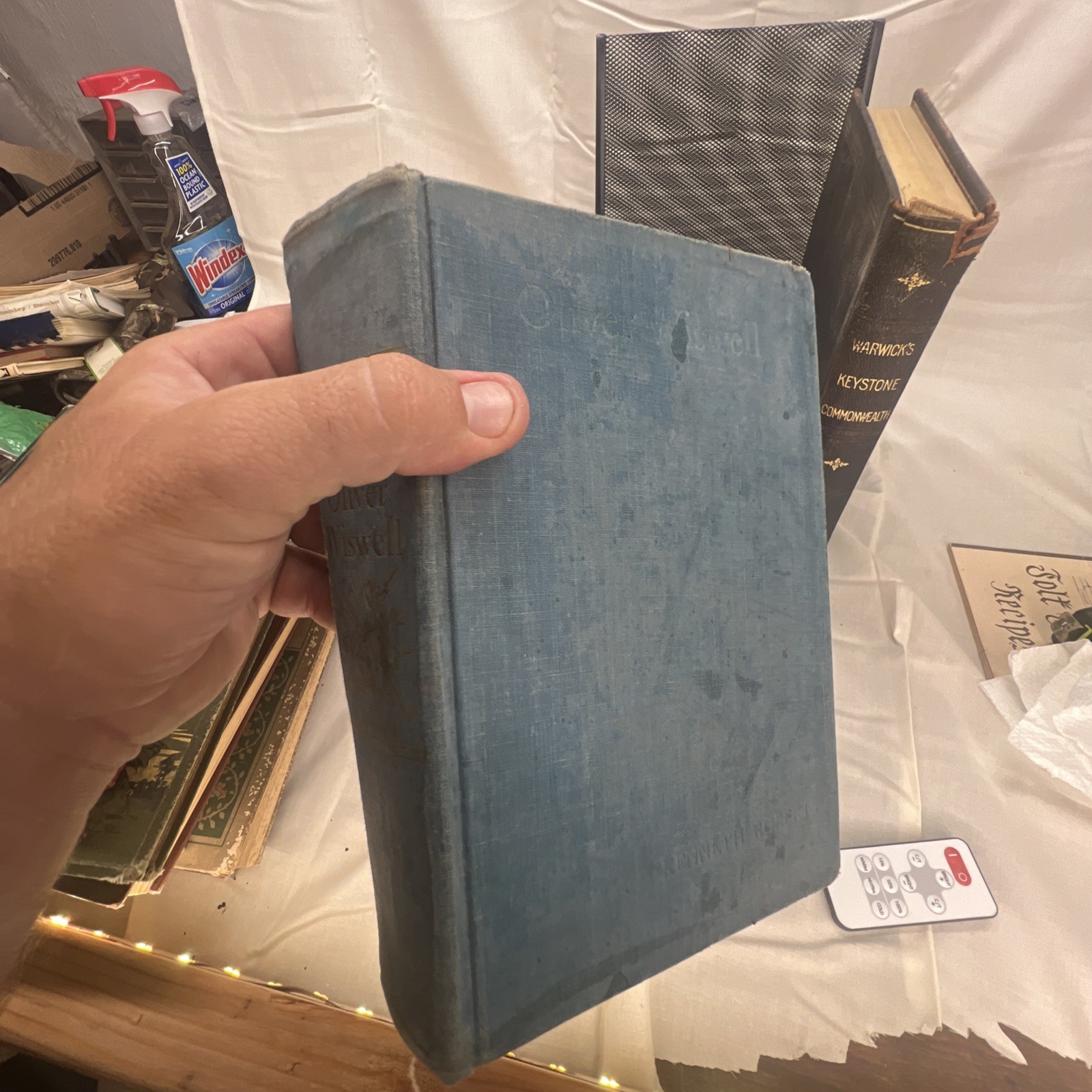 Antique Decor Books Lot Vintage Gilded Spine Stack of 9 + 1 Cottagecore