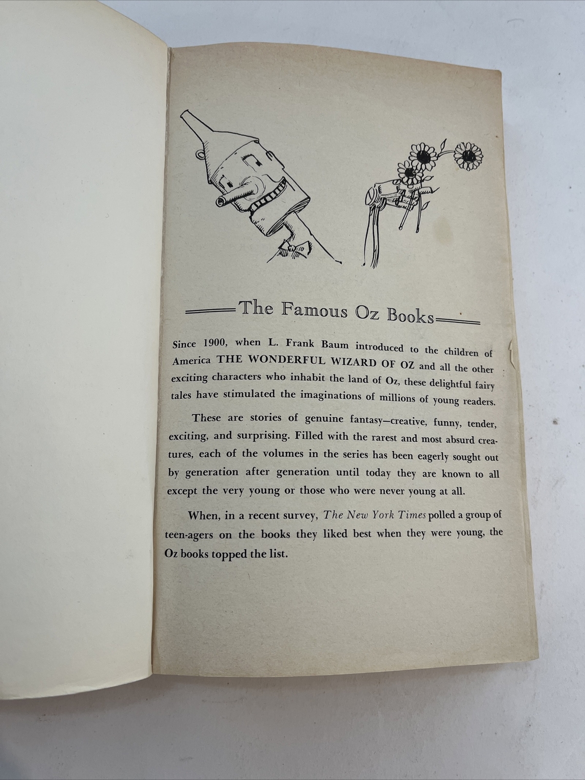 The tin woodman of OZ by L. Frank Baum (1980 PB Canada) Illustrated J.R. Neil