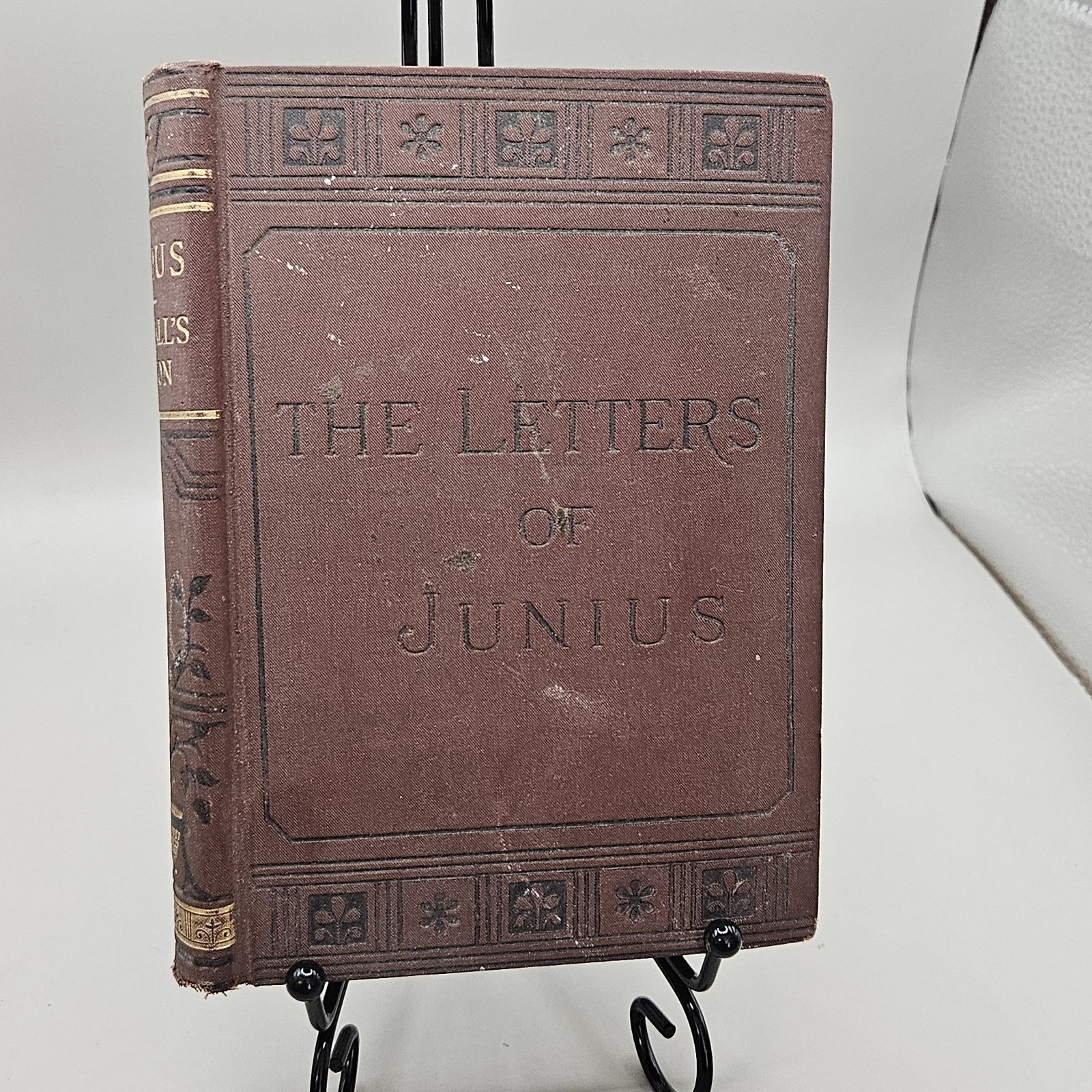THE LETTERS OF JUNIUS Book 1870s WRITING ENGLAND KING GEORGE III CONFIDENTIAL