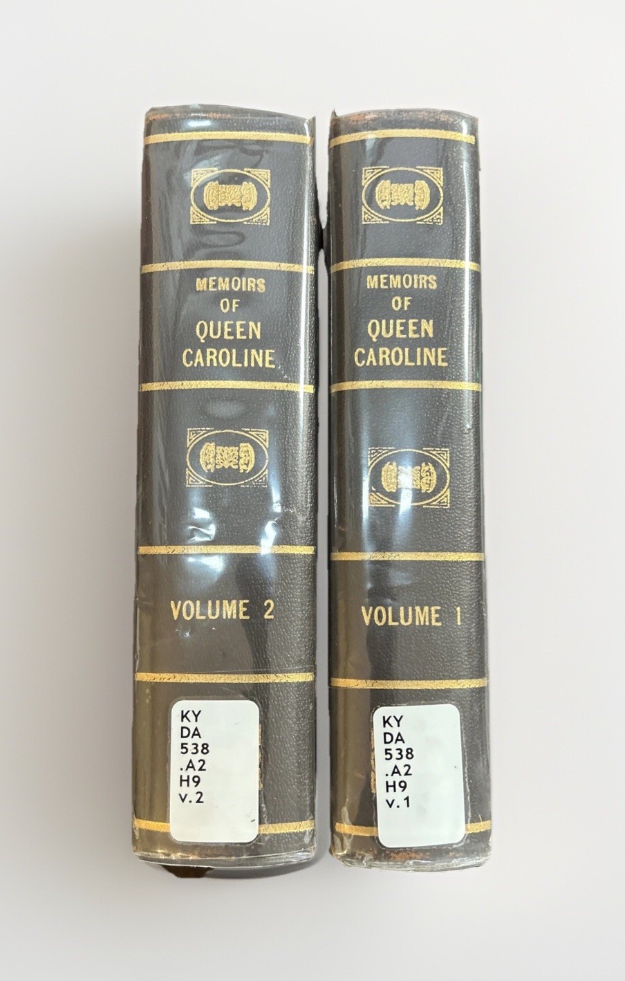 Memoirs Of Queen Caroline 2 Volume Set 1821 Leather Bound