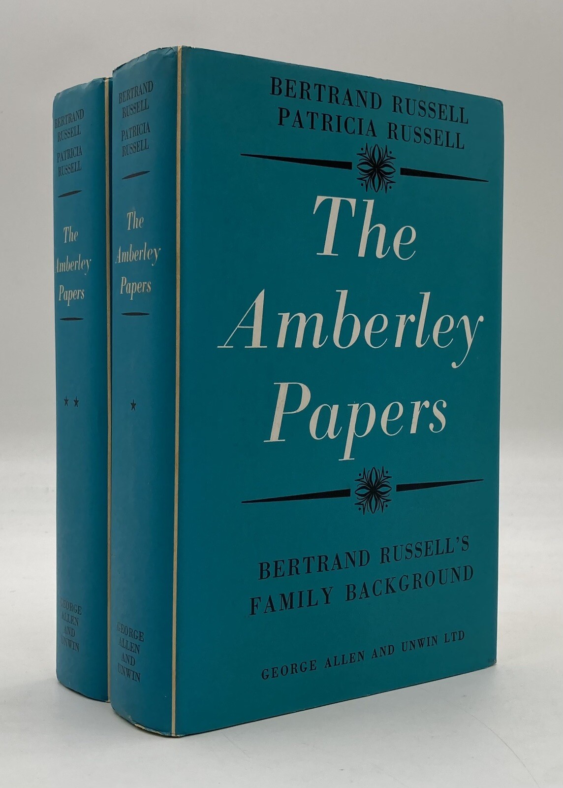 Bertrand Russell Amberley Papers 1966 Two Volumes HCDJ George Allen and Unwin